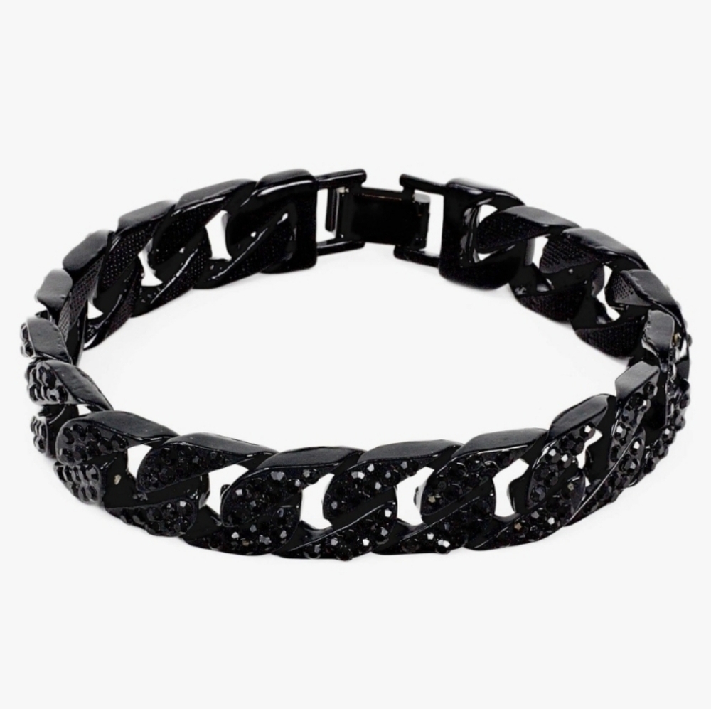 NEW Black Iced Out Bracelet